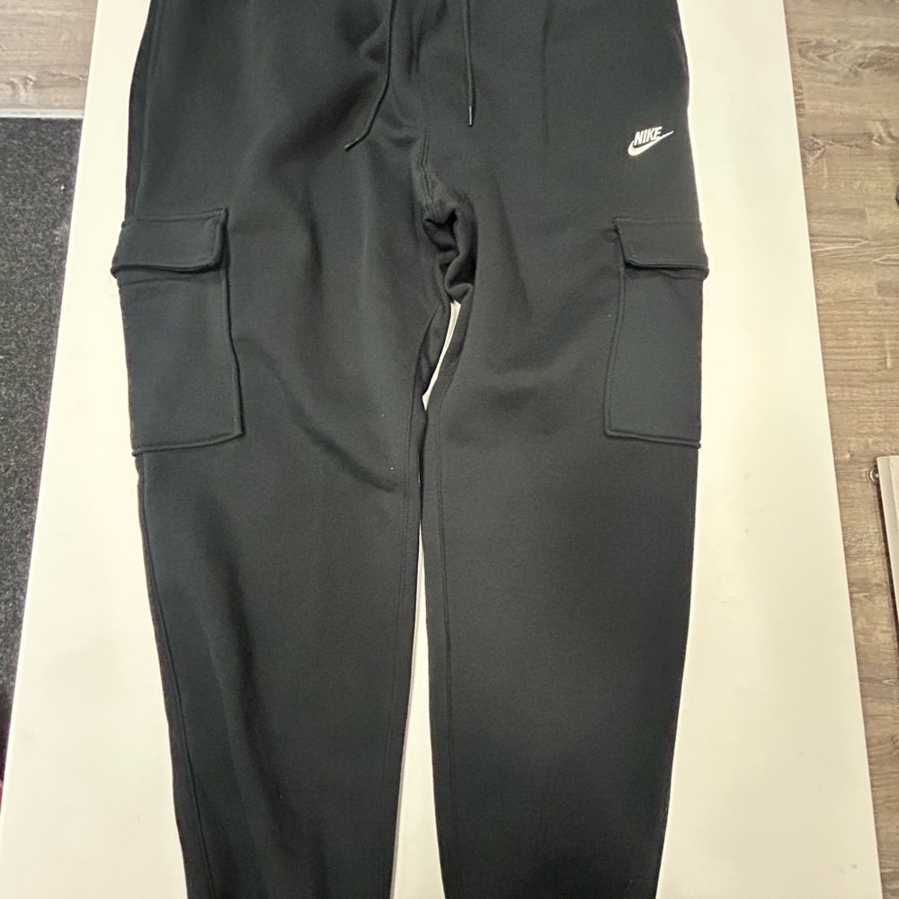 Nike Black Tapered Sweatpants